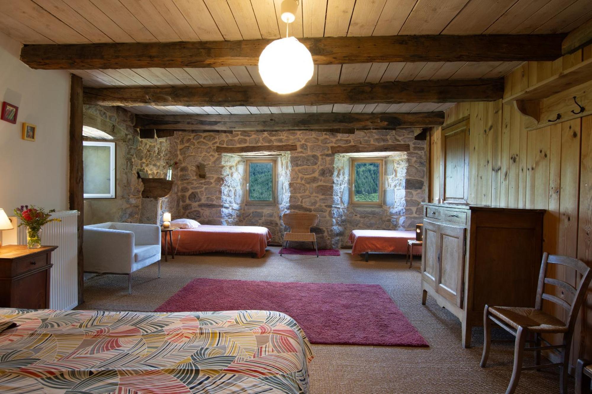 Les Chambres De La Ferme De Chalas Valgorge Kültér fotó